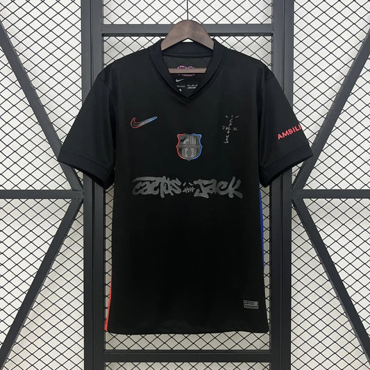 Travis Scott x FC Barcelona 2024/25 Match Away Cactus Jack Jersey