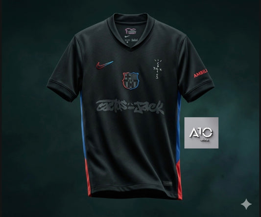 Travis Scott x FC Barcelona 2024/25 Match Away Cactus Jack Jersey